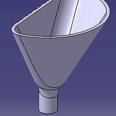 Halfcircle funnel