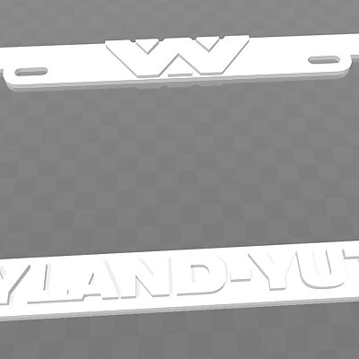 WeylandYutani Aliens License Plate Frame