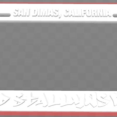 Wyld Stallyns Rule  San Dimas California License Plate Frame Bill and Ted