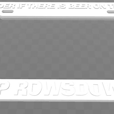 Zap Rowsdower  I Wonder If There Is Beer On The Sun license plate frame MST3K