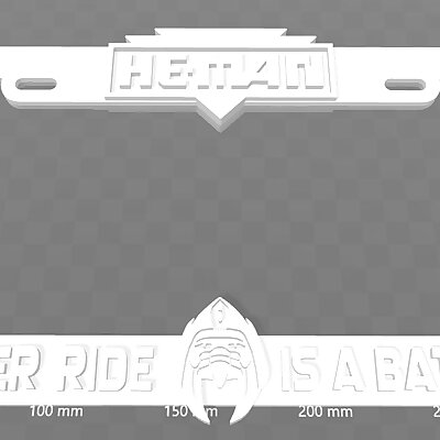 HeMan My Other Ride Is A Battle Cat License Plate Frame