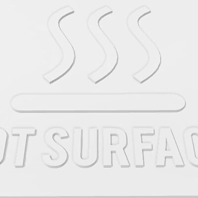 Hot Surface Signage