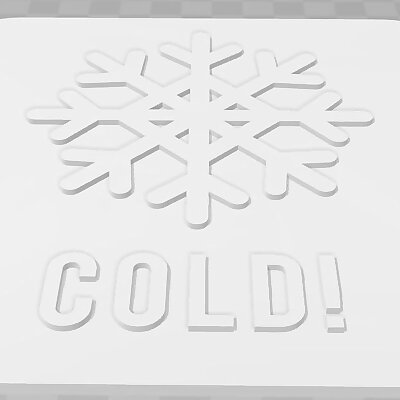 Cold signage