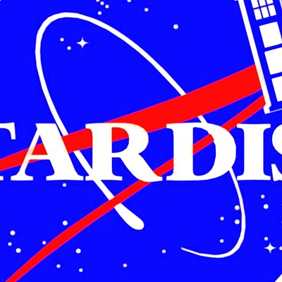 TARDIS NASA LOGO PARODY SIGN