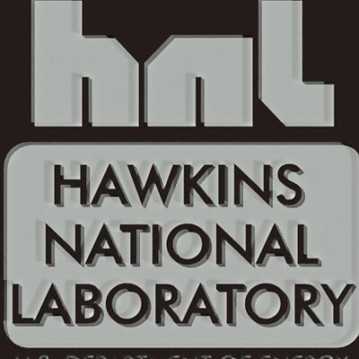 HAWKINS NATIONAL LABORATORY SIGN
