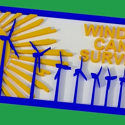 Windmill Cancer Survivor Sign