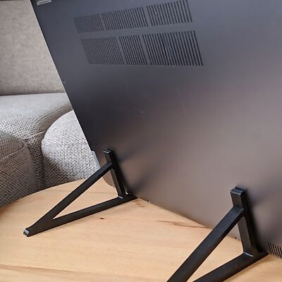 Super simple vertical laptop stand T490s T470 Acer Chromebook many more