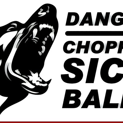 DANGER  CHOPPER SICK BALLS sign Stand By Me