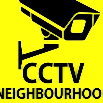CCTV NEIGHBOURHOOD WATCHING sign