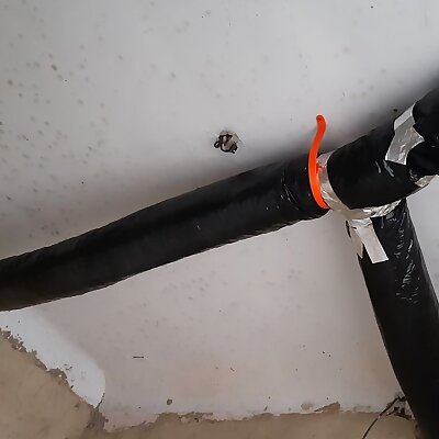 Air ventilation hose clamp