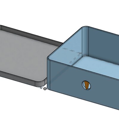 Parametric storage box with lid Onshape