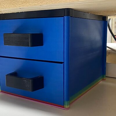 Šuplíky stohovatelné nebo pod poličku  Drawers stackable or under the shelf