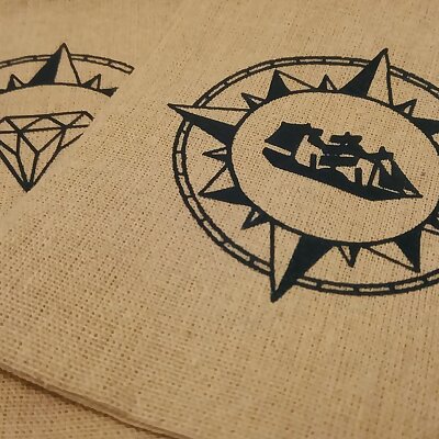 Windrose logos for Nemos War cloth bags