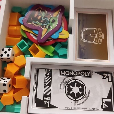 Monopoly Star Wars parts box