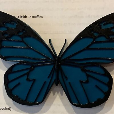 Butterfly Magnet for Holding Recipes