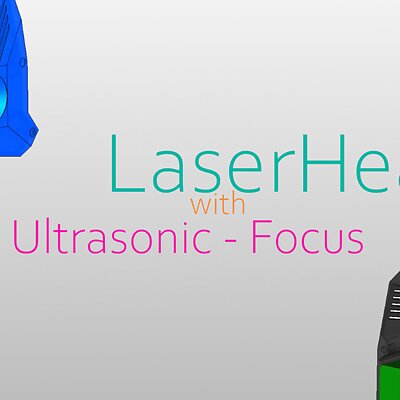 Laser Head 55W with Ultrasonic  Focus