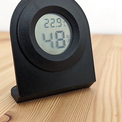 ThermoHygrometer holder for small digital thermohygrometer
