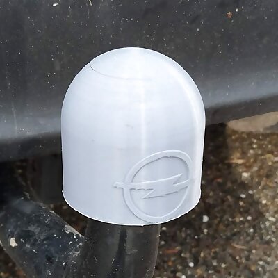 Tow ballhitch cover with Opel Logo 50mm