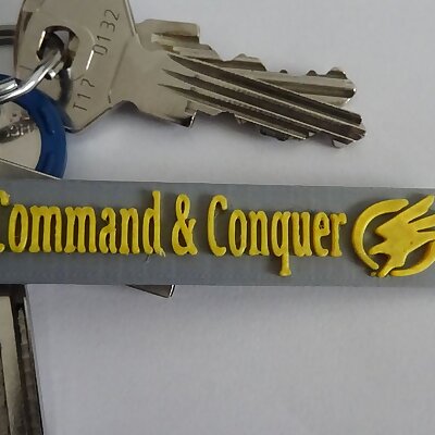 Command  Conquer key chain