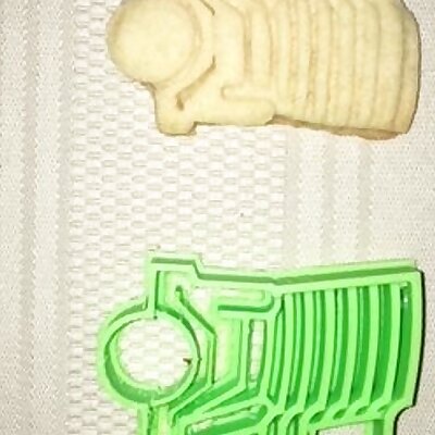Jeep with Flag Cookie Cutter