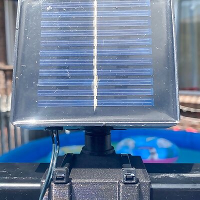 Solar garden lighting bracket