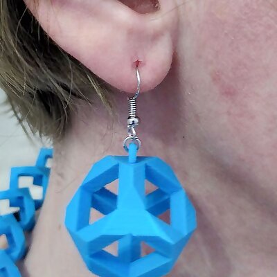 Geo Cube Earrings