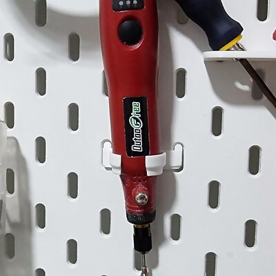 IKEA Pegboard mini drill holder