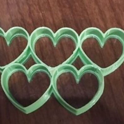 Small Hearts Cookie Cutter