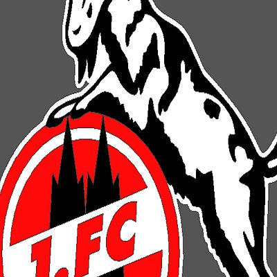 1 FC Köln Logo Schlüsselanhänger Aufsteller