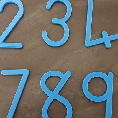 Numbers Foundation  PreSchool Font
