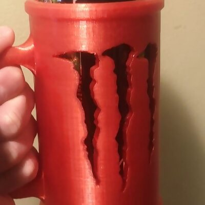 Monster Energy can cup double sided remix
