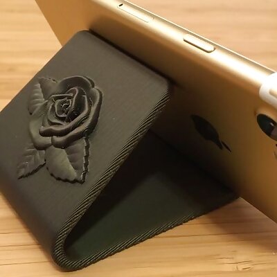 Phone stand with rose logo  valentine day