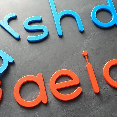 Alphabet Set for PreSchool  Foundation Phase Lowercase