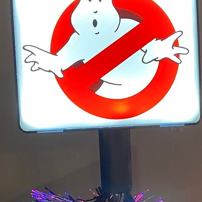 Ghostbusters Sign Tree Topper