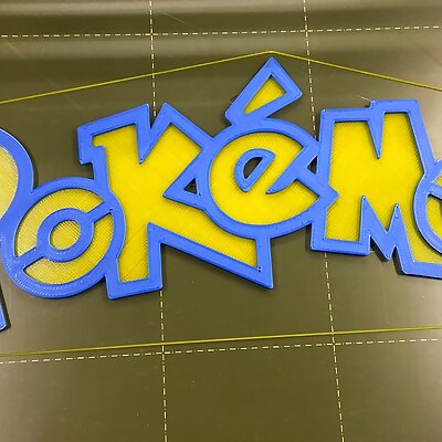 Pokemon Logo Plaque