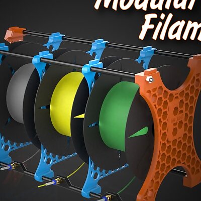 Modular filament rack