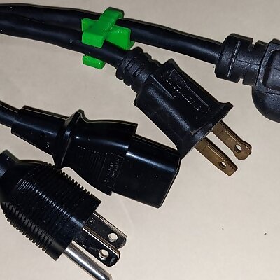 Cord Clip Plug Keeper  Flex Version  Two Sizes