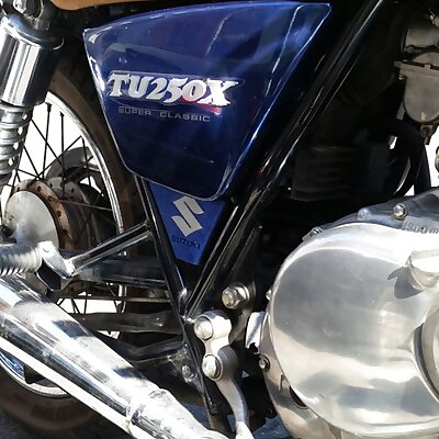Suzuki TU250X Motorcycle Toolbox Cover