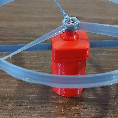Improved 3D Pull Copter with holder and no screws
