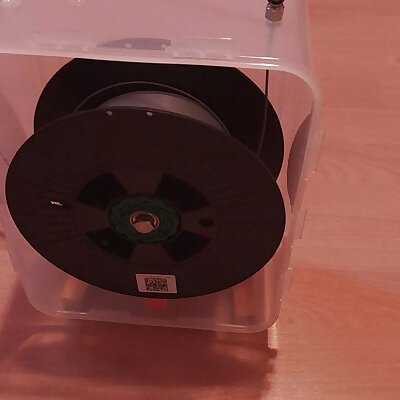 Auto rewind airtight spool holder