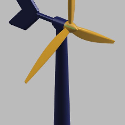 V3 3D printable wind turbine