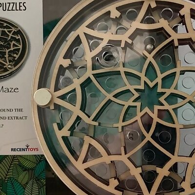 Display Stand for puzzle Flower Maze by Constantin Puzzles