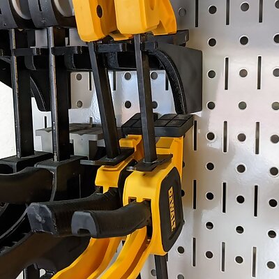 FClamps Rack for Wall Control Pegboard