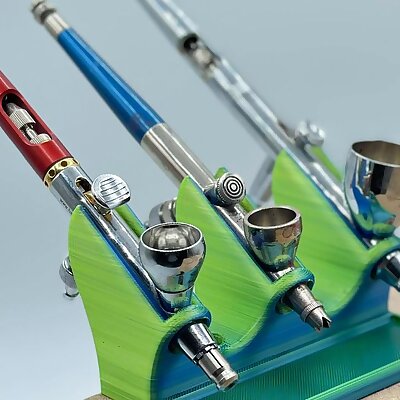 Single And Triple Airbrush Holder