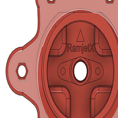 RamjetX Thrustmaster 74mm Hub Adaptor V2  Fixed Rotation
