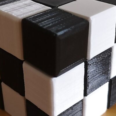 Rubber cube Puzzle