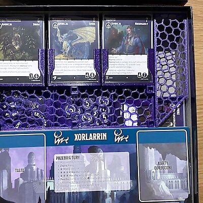 Tyrants of the Underdark second edition  insert for base game with expansion  cards are sleeved
