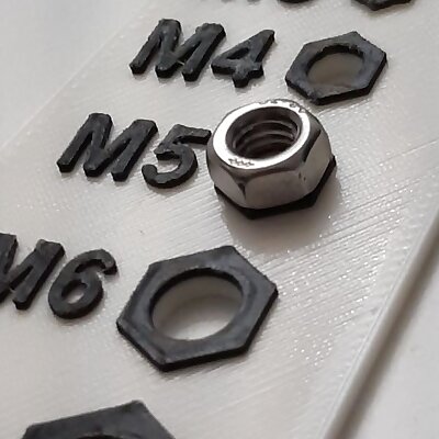 Metric gauge for screws  bolts
