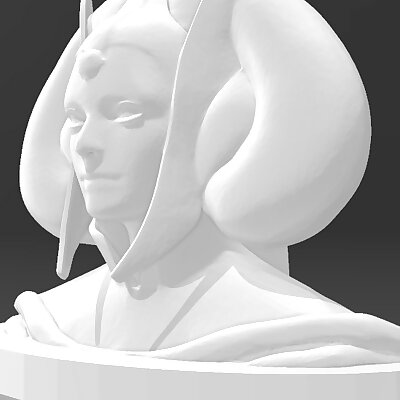 Queen Amidala Bust and Base