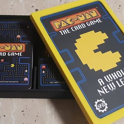 PacMan The Card Game  Box for cards  Game insert